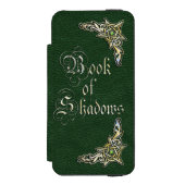Grünbuch der Schatten Incipio iPhone Geldbeutel-Hülle (Folio Vorderseite)
