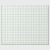 Grünbuch Gingham Wrapping Geschenkpapier (Flach)