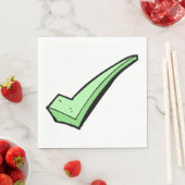 Grünbuch Karo Mark Paper Napkins Serviette (Beispiel)