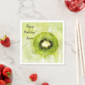 Grünbuch Kiwi Paper Napkin Serviette (Beispiel)