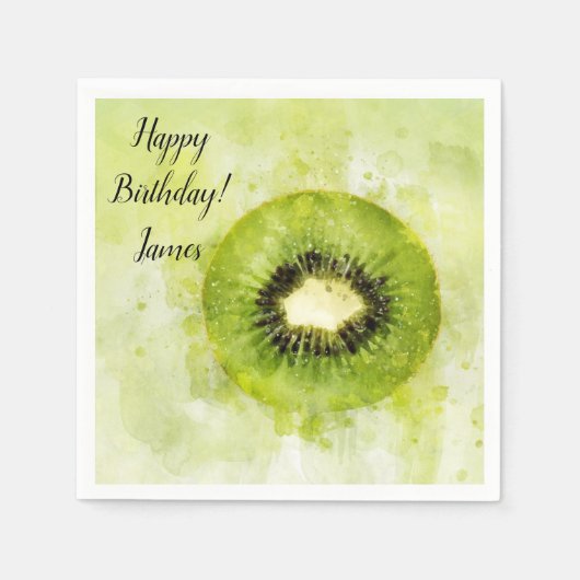 Grünbuch Kiwi Paper Napkin Serviette (Vorderseite)