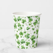 Grünbuch KleeblattParty Cups St Patricks Day Pappbecher (Rückseite)