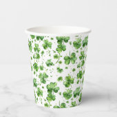 Grünbuch KleeblattParty Cups St Patricks Day Pappbecher (Vorderseite)