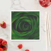 Grünbuch Napkin HAMbWG Rose Grünbuch Serviette (Beispiel)
