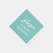 Grünbuch "personalisierte Wiedersehen zur Küstenfi Serviette (Ecke)