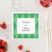 Grünbuch Raute Napkins Serviette (Beispiel)