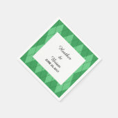 Grünbuch Raute Napkins Serviette (Ecke)