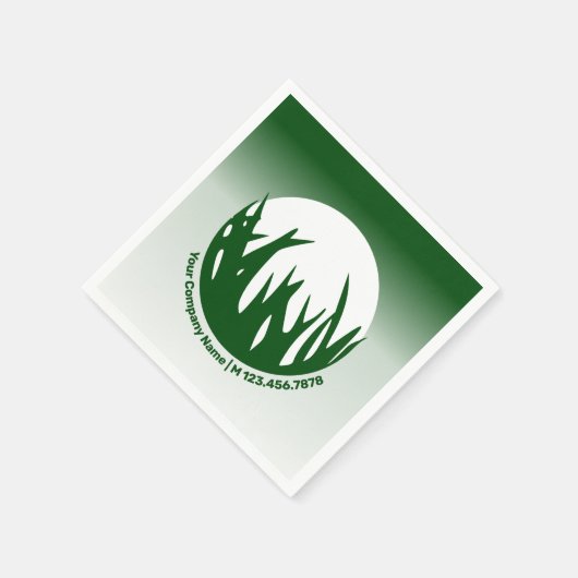 Grünbuch über das Logo für den Pflegedienst für We Serviette (Ecke)