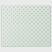 Grünbuch über das Wrapping Paper "White Overlappin Geschenkpapier (Flach)