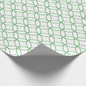 Grünbuch über das Wrapping Paper "White Overlappin Geschenkpapier (Ecke)