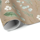 Grünbuch und Broschüren zu den Weihnachtsfeiertage Geschenkpapier (Rolleneckpunkt)