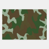 Grünbuch und BrownWrapping Paper für 3-Set-Camoufl Geschenkpapier Set (Vorderseite 2)