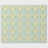 Grünbuch zu Daisy Wild Blume Geschenkpapier (Flach)