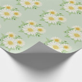 Grünbuch zu Daisy Wild Blume Geschenkpapier (Ecke)