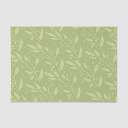 Grünbuch zum Blumengewebe Seidenpapier (Vorderseite)