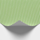 Grünbuch zum Dot Wrapping Geschenkpapier (Ecke)