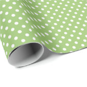 Grünbuch zum Dot Wrapping Geschenkpapier (Rolleneckpunkt)
