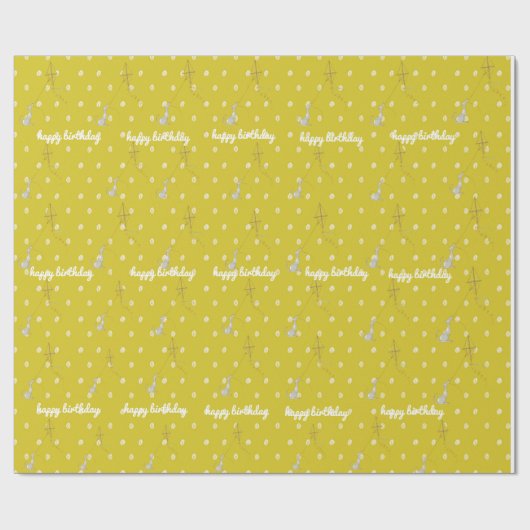 Grünbuch zum Geburtstag Geschenkpapier (Flach)