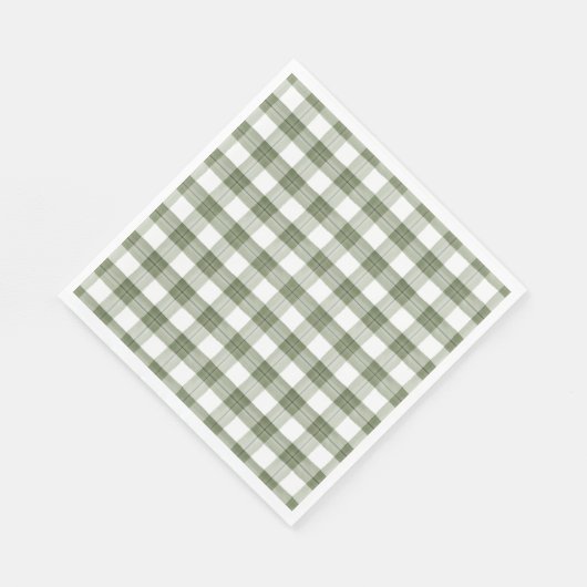 Grünbuch zum Karierten Grünbuch Napkins Serviette (Ecke)