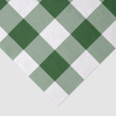 Grünbuch zum Muster von Gingham und Weißem Gingham Seidenpapier (Detail)