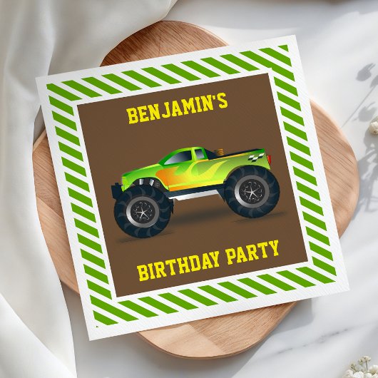 Grünbuch zum Party des Kindergeburtstags "Grüne Mo Serviette