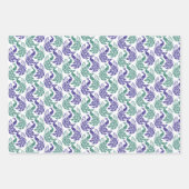 Grünbuch zum Pfauenschutz - Lila Geschenkpapier Set (Vorderseite 2)