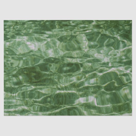 Grünbuch zum Thema "grünes Wasser" Seidenpapier (Vorderseite)