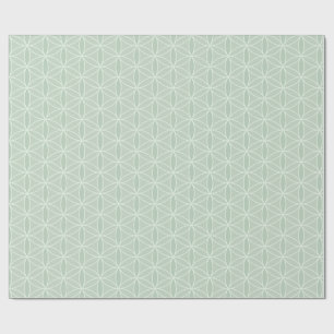 Grünbuch zur Blume des lebenslangen Umgehens Geschenkpapier