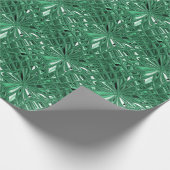 Grünbuch zur Blume Geschenkpapier (Ecke)