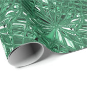 Grünbuch zur Blume Geschenkpapier (Rolleneckpunkt)