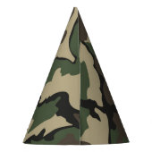 Grünbuch zur Camouflage Party Hass Partyhütchen (Rückseite)