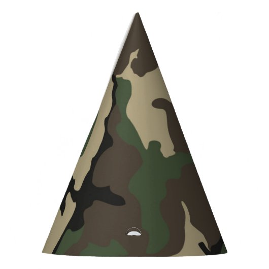 Grünbuch zur Camouflage Party Hass Partyhütchen (Links)