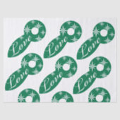 Grünbuch zur Weihnachtszeit-Liebe Seidenpapier (Vorderseite)