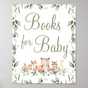 Grünbücher für Baby Tabletop für Waldtiere Poster