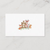 Grünbücher für Babydusche E Begleitkarte (Rückseite)