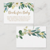 Grünbücher für Babysteckkarte Begleitkarte (Vorne/Hinten)