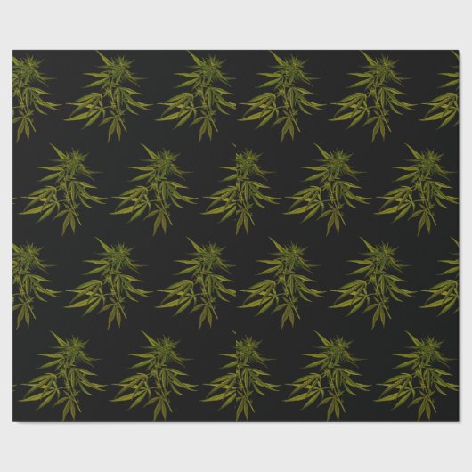 Grünbücher für Personalisiertes schwarzes Umschlag Geschenkpapier (Saum)