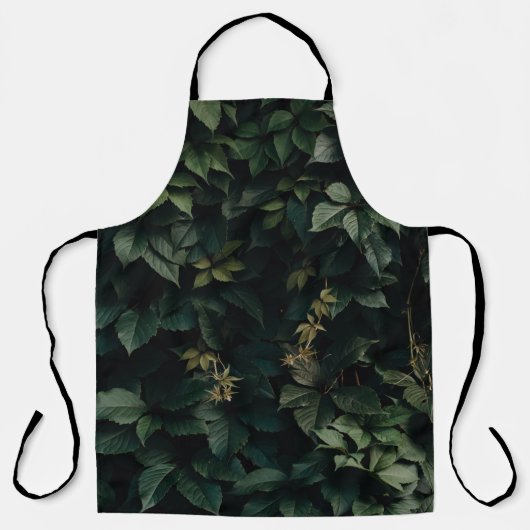 GRÜNBUCHSTABEN PFLANZE SCHÜRZE (Vorderseite)