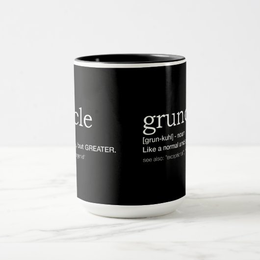 Gruncle for best uncle tasse (Zentrum)