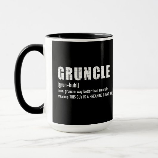 Gruncle for great uncle tasse (Links)