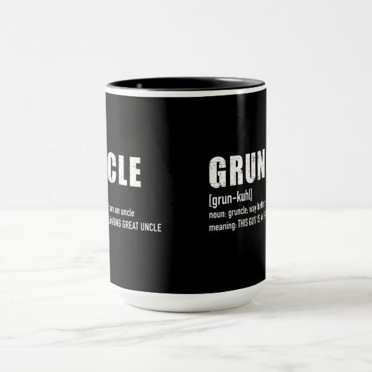Gruncle for great uncle tasse (Zentrum)