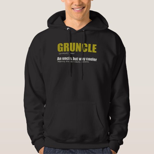 Gruncle for Great Uncles out there Hoodie (Vorderseite)