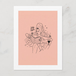 Grund 2 zum Bleibe von Zuhause - Blasen-Bäder Postkarte