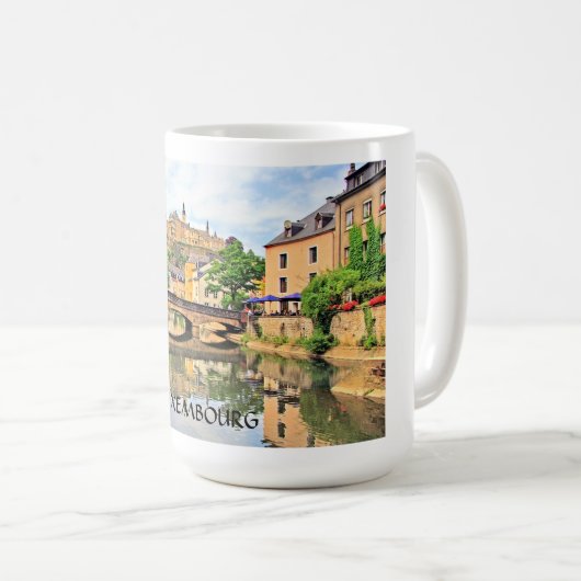 GRUND BRÜCKE LUXEMBURG KAFFEETASSE (VorderseiteRechts)