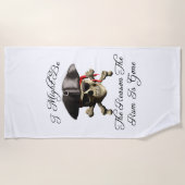 Grund dafür ist der Gone Pirate Skull Strandtuch (Vorderseite)