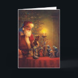 Grund der Saison Feiertagskarte<br><div class="desc">Weihnachten Pausen,  um das Baby Jesus.   Card Vers kann angepasst werden.</div>