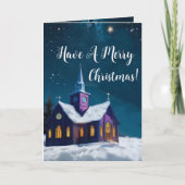 Grund für das Gebet geklappte Grußkarte Karte (Vorderseite)