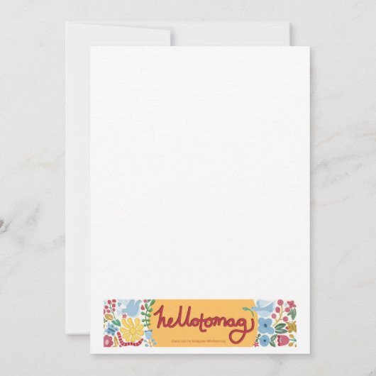 Grund für das Weihnachtsfest Einladung (Rückseite)