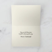 Grund für den Weihnachtsmann mit Jesus Karte (Innenseite)