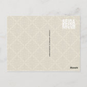 Grund für die Wintersonnenwende Postkarte (Rückseite)